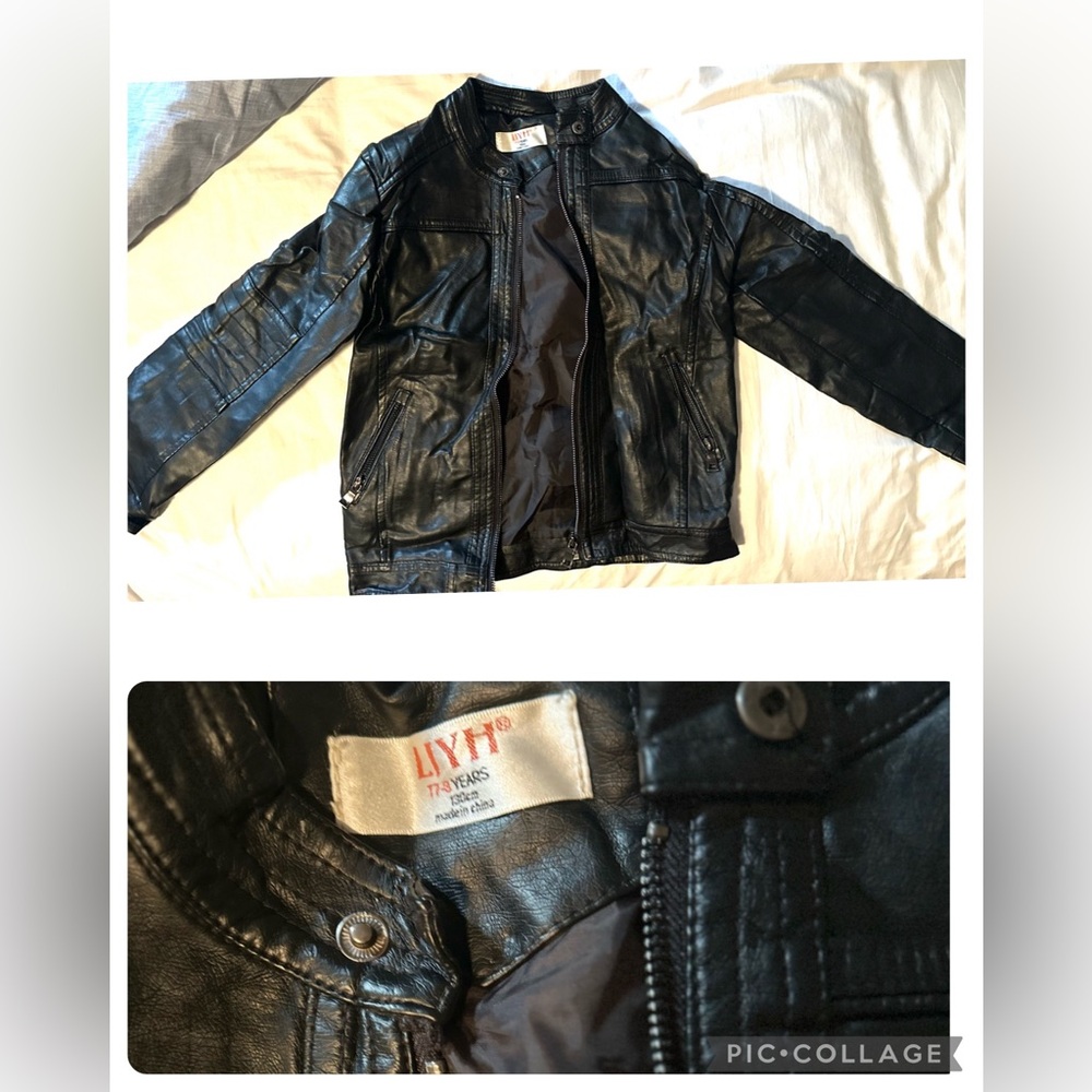 Boys leather jacket